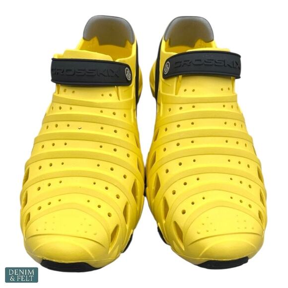 Crosskix 2.0 Yellowjacket Hybrid Water Shoes Bright Yellow Foam Slip-On NEW-NIB - Picture 11 of 15